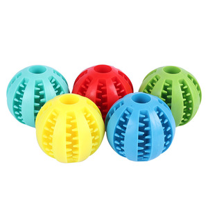 Natuurlijk Rubber Hondenspeelgoed Interactieve Beweging Kauwtand Schoonmaken Hondenvoer Bal Speelgoed - Product Image 2
