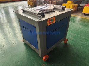 Nueva llegada semiautomática GW45 CNC Rebar Bender Cutter Machine 4KW 6-32mm Barra de acero Doblado Corte - Product Image 6