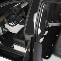 Pour 2024 Tesla modèle 3 Highland accessoires de voiture sur mesure tapis de sol intérieur ECO matériel cuir pour siège avant arrière