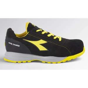 DIADORA UTILITY-701,179894-80013/37 Zapatos DE SEGURIDAD negros de corte bajo en ante de piel de becerro S1P HRO SRC ZAPATOS DE SEGURIDAD Y ENTRENADORES DE SEGURIDAD - Product Image 1