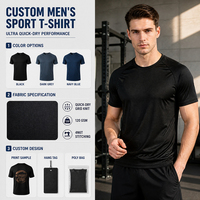 T-shirt de sport pour homme à séchage rapide, 120 GSM, maille quadrillée, manches raglan personnalisées, pour la course, l'entraînement et la gym, vente en gros