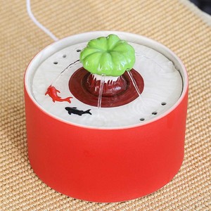 Fuente de agua cerámica para gatos, bebedero automático con agua circulante a temperatura constante, suministros para mascotas - Product Image 5