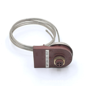 Thermostat capillaire WY138-11S, interrupteur de contrôle de température 50-135 degrés, protection contre la surchauffe, coque en aluminium, cuivre - Product Image 1