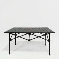 Tables et chaises pliantes en métal pour l'extérieur - Portables pour la voiture, la plage, le pique-nique, le camping, les barbecues en voiture