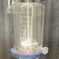 Expérience pilote 1 2 3 5 l Réacteur en verre industriel à deux couches Réacteur à double enveloppe sous vide