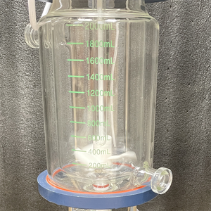 1 2 <span class=keywords><strong>3</strong></span> 5 l Experimento piloto Reactor de vidrio industrial de dos capas Reactor con camisa de vacío - Product Image 5