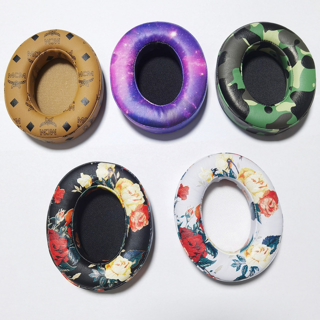 Earpads for Beats Solo 2 Solo 3 Ear Cushion Wireless Headphones Ear Pads Cups for Studio 2.0 Replacement Parts Headset Foam Pad