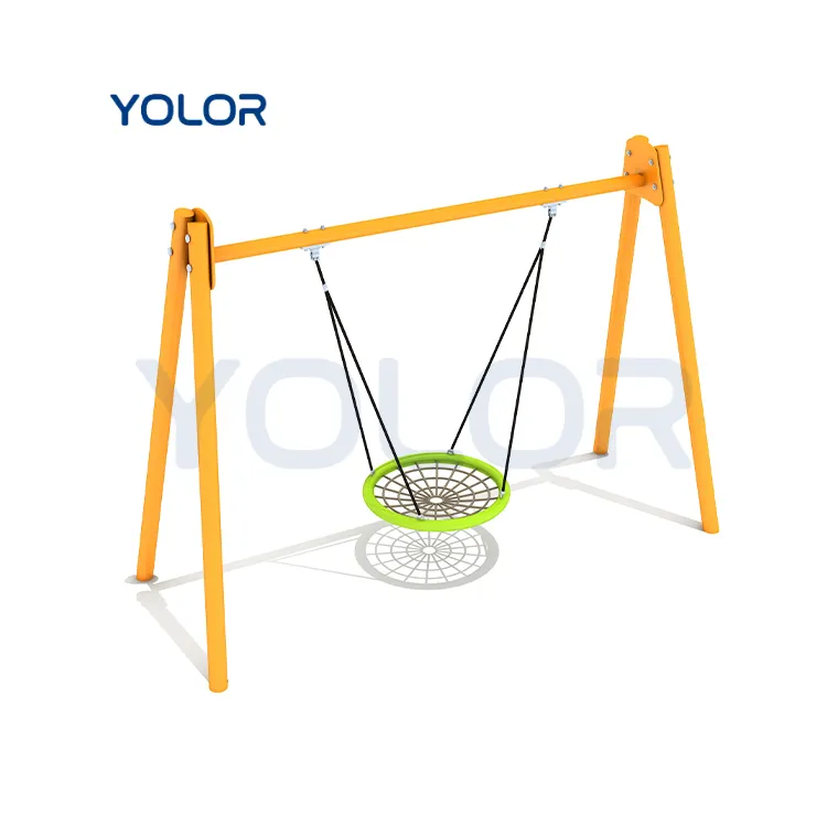 Individueller neuer outdoor-Schaukel-Sitz in Spider-Web-Form, verwendet für Outdoor-Spielplatz-Freizeit-Schaukelgeräte