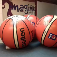 Ballon publicitaire gonflable géant en PVC sur mesure pour campagne de divertissement commercial