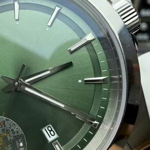 Multifunctional Sports <b>Watch</b> Waterproof 20m Depth Mechanical Movement Sapphire Crystal Dial Window Green Stainless Steel <b>Case</b> - Product Image 3