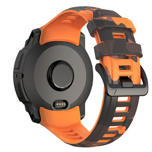 <span class=keywords><strong>Correa</strong></span> de Reloj Deportiva de Silicona Suave con Estampado de Camuflaje para <span class=keywords><strong>Garmin</strong></span> Instinct 3 45mm 50mm - Product Image 2