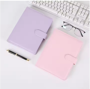 Agenda magnétique personnalisé 2026 A6 avec pochette en similicuir et modèles numériques - Product Image 2