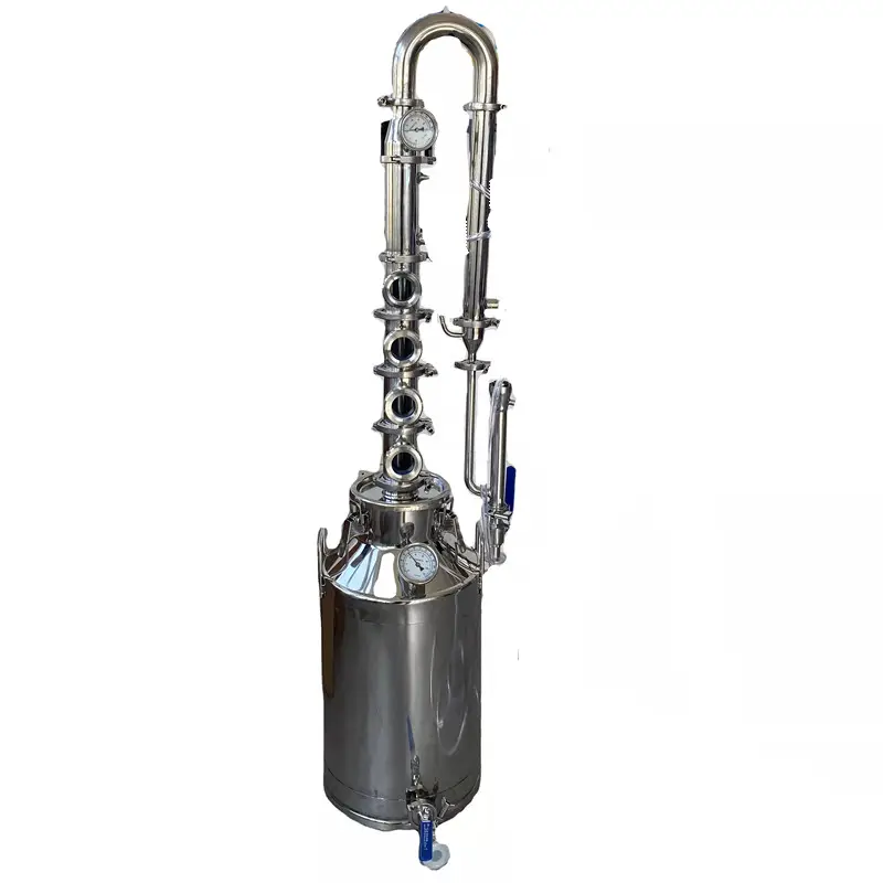 50L Home Alcohol brew Gin Vodka Whiskey distiller collumn distillery equipment