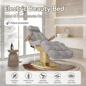 Cama Eléctrica Turri Para Spa Color Beige Silla Facial De Belleza Cama De Cuidado Para Spa De Lujo Cama De Cosmetología Para Salón - Product Image 2