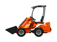 Industrieller Mini-Radlader mit 4WD-Hydrauliksystem, Wasserkühlung & Elektrostart, 800kg Hubkraft für den Einsatz in der Landwirtschaft