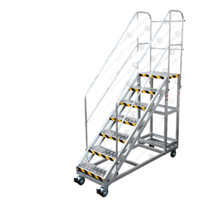 <span class=keywords><strong>Plataforma</strong></span> de Acceso Móvil Plegable de Aleación de Aluminio (Estilo Industrial) – Personalizable, 500kg de Carga - Product Image 5