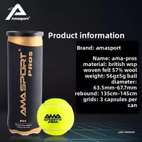Balle d'entraînement de padel personnalisée, haute élasticité, durable et résistante à l'usure
