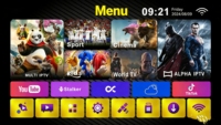 Récepteurs TV Starsat DVB-S2 avec accessoires H.264, récepteur IP TV et accès aux chaînes TV