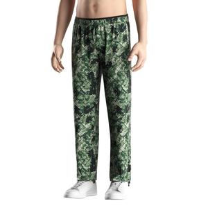 Pantalon de pêche camouflage à séchage rapide pour homme, avec tissu léger et respirant, protection solaire UPF50+ et poignets élastiques - Product Image 1