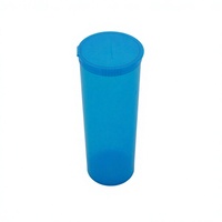 Emballages en tubes en plastique PP avec couvercle à clapet, impression de logo personnalisée, 5, 6 et 13 drams