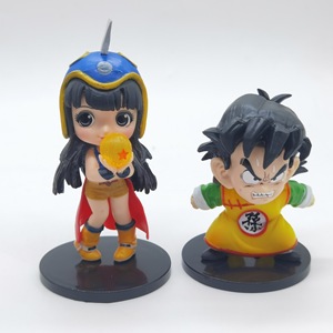 Collection japonaise très vendue, version Q, 7 pièces/ensemble, 8-10 cm, figurines en PVC Son Goku, Vegeta, Gohan, <span class=keywords><strong>Chichi</strong></span>, jouet d'anime - Product Image 5