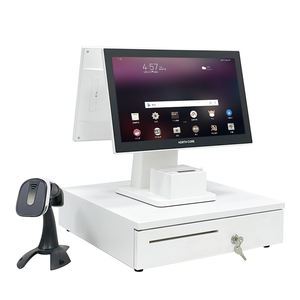 ماكينة تسجيل النقدية <span class=keywords><strong>Pos</strong></span> بتصميم جديد ومحمول، شاشة لمس 15 بوصة، نقطة بيع للمطاعم والسوبر ماركت - Product Image 1