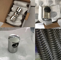 Conector de Fijación de Tubo de Acero Inoxidable 304 316, Soporte de Varilla para Pasamanos, Barandilla y Balaustrada
