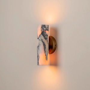 Lámpara de Pared de Mármol Natural Jia Wenjun, 220V LED, para Dormitorio, Sala de Estar, Iluminación Ambiental - Product Image 3