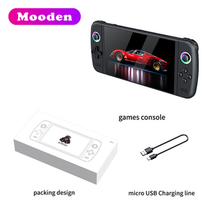 L M27 Cầm Tay Trò Chơi Người Chơi 7.0 Inch Màn Hình Lớn Túi Xách Tay Retro Cầm Tay Video Trò Chơi Giao Diện Điều Khiển Hiển Thị Hỗ Trợ Linux Elelec - Product Image 5