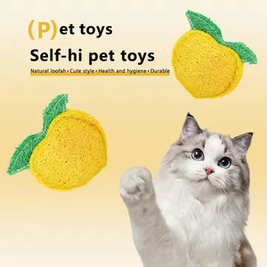 Juguete de Esponja de Lufa Natural para Gatos, para Entrenamiento, Limpieza de Dientes y Calmante, para Uso en Interiores y Exteriores - Product Image 3