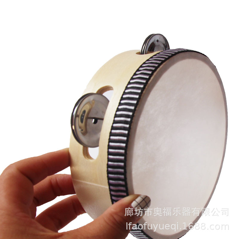 Tambourin naturel de 6 pouces 15 cm