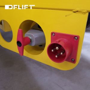 500kg mới gấp điều chỉnh giàn giáo điện cầm tay 6M thang máy an toàn thang máy tự động điều khiển từ xa thang máy di động - Product Image 5