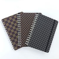 Cahier à spirale en cuir A5 B5 100 feuilles pour affaires scolaires vente en gros