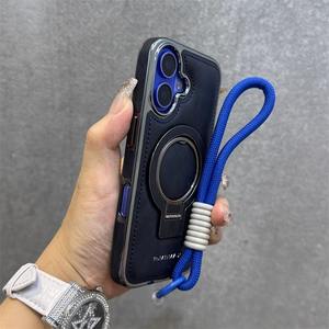 High-End grigio titanio custodia in pelle magnetica per <span class=keywords><strong>Apple</strong></span> <span class=keywords><strong>iPhone</strong></span> 17 <span class=keywords><strong>Pro</strong></span> Max compatibile 16Pro 15 <span class=keywords><strong>14</strong></span> Ultra 13 nicchia Business 16 Plus - Product Image 5