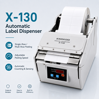 Distributeur automatique d'étiquettes X-130, machine électrique de séparation d'autocollants, séparateur de rouleaux à vitesse réglable et comptage automatique