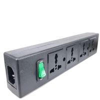 Enchufe Universal con Interruptor para Laboratorio, Protector de Sobrecarga, Enchufe de Extensión Universal con Salida IEC320 C13