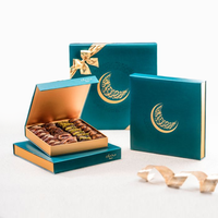 Boîte d'emballage rigide pour Baklava, dattes, bonbons, gâteaux, biscuits, avec séparateurs et inserts, idéale pour le Ramadan et comme coffret cadeau de dattes pour le Ramadan