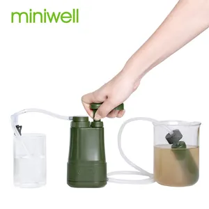 Miniwell L610 Purificador de acampamento com filtro de água para uso ao ar livre pode ser um equipamento tático