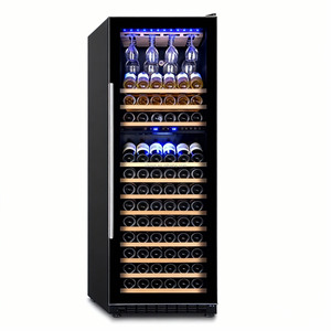 Nevera Inteligente para Vinos de Doble Zona, Enfriamiento por Compresor, Mueble Independiente para Almacenamiento de Vinos - Product Image 1
