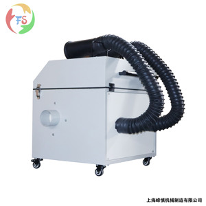 Purificateur d'échappement portable CE ISO9001 FS pour véhicules, machine d'extraction par filtration 1.1kW, efficacité 99.6%, pour garage, Gazole 127mm*1.5m - Product Image 2