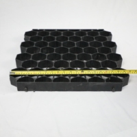 Grilles de pavage en plastique pour gazon, gravier, allées, système de pavage perméable pour le stationnement
