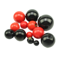 Heat Resistant Phenolic Ball Knob Red Glossy Sphere Male Thread Stud M6 M8 for Machine Tool Revolving Grip Handle