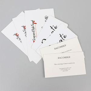 Cartes de remerciement imprimées biodégradables, impression de cartes en papier, cartes de shopping personnalisées avec logo, impression numérique professionnelle, gaufrage - Product Image 5