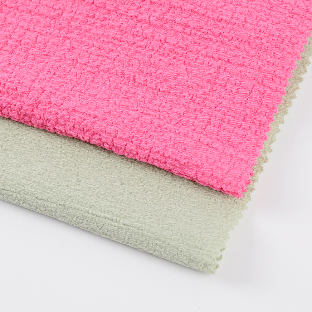 Новинка 2020, клетчатая полиэтиленовая ткань Seersucker из Пузырькового крепа для платья, г/м2