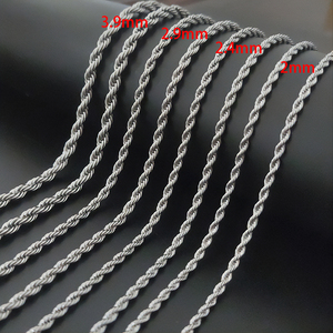 Wholesale Hip Hop High Polishing Silver Stainless Steel Jewelry <strong>Men</strong> Necklace Rope Link Chain Fit Necklace Pendant Glass <strong>Locket</strong> - Product Image 1