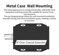 Extensor de Transmisión IP sobre Coaxial Hengxin para Cámaras de Vigilancia Metálicas, RJ45 a BNC, EOC para Sistemas CCTV