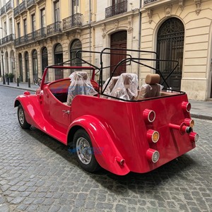Mejor Precio, Vehículo Turístico Eléctrico Clásico Rojo de 4 Plazas Personalizado, Auto Vintage Eléctrico Retro en Venta - Product Image 6
