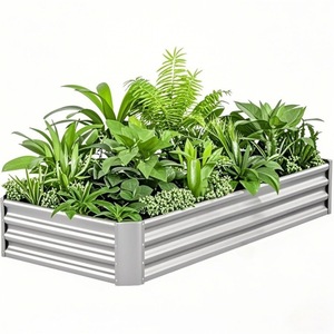 Chậu trồng cây kim loại, luống hoa, luống rau, hộp ươm cây, chậu trồng cây, luống rau, hộp trồng cây, nguồn gốc nhà máy - Product Image 2