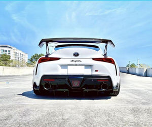 Aileron haut de Offre Spéciale en fibre de carbone léger de Style Volt pour Toyota <span class=keywords><strong>Supra</strong></span> A90 A91 <span class=keywords><strong>MK5</strong></span> 2019 et plus - Product Image 4