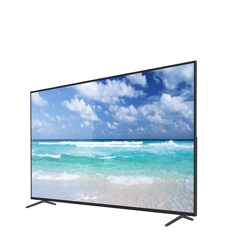 Led plasma qled smart tv desain ramping 85 inci langsung dari pabrik